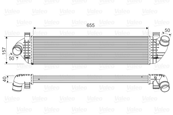 Charge Air Cooler VALEO 818571