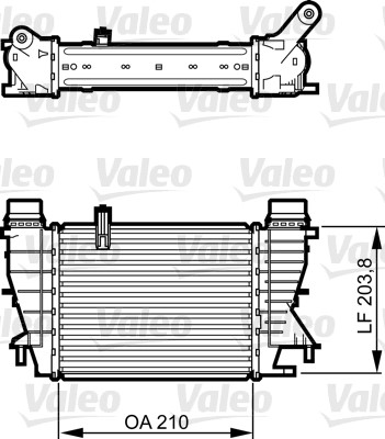 Charge Air Cooler VALEO 818264