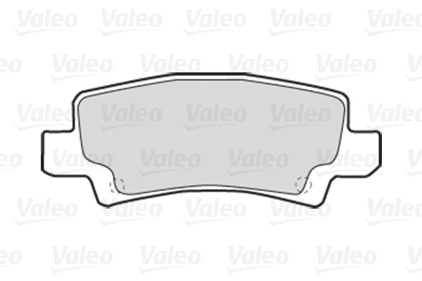 Brake Pad Set, disc brake VALEO 301680 2