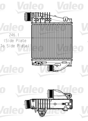 Charge Air Cooler VALEO 818290