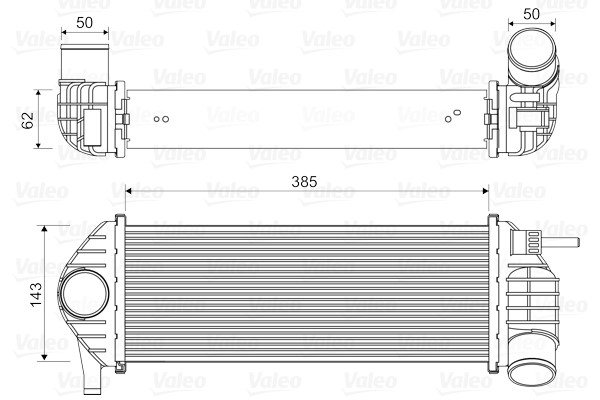 Charge Air Cooler VALEO 818584
