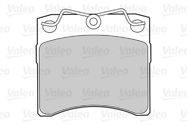 Brake Pad Set, disc brake VALEO 301048 2