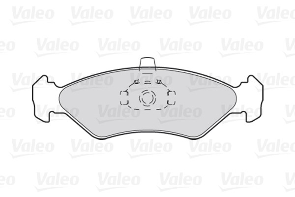 Brake Pad Set, disc brake VALEO 301043 2