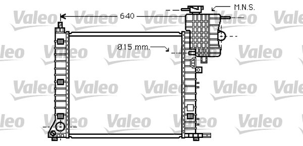 Radiator, engine cooling VALEO 734669