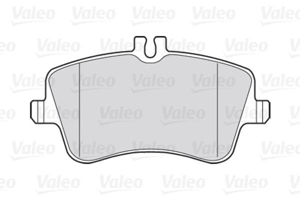 Brake Pad Set, disc brake VALEO 301448 2