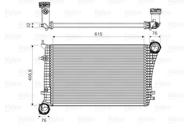 Charge Air Cooler VALEO 818675
