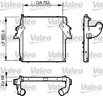 Charge Air Cooler VALEO 818781