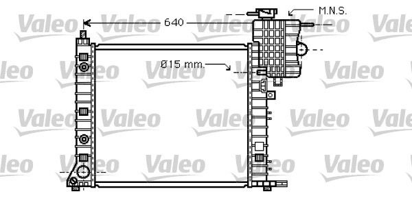 Radiator, engine cooling VALEO 734668