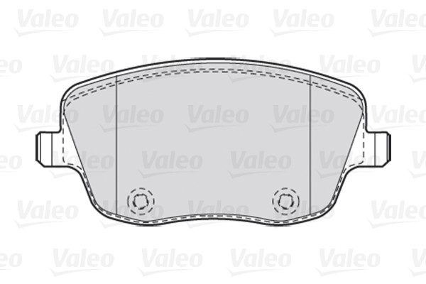 Brake Pad Set, disc brake VALEO 301667 2