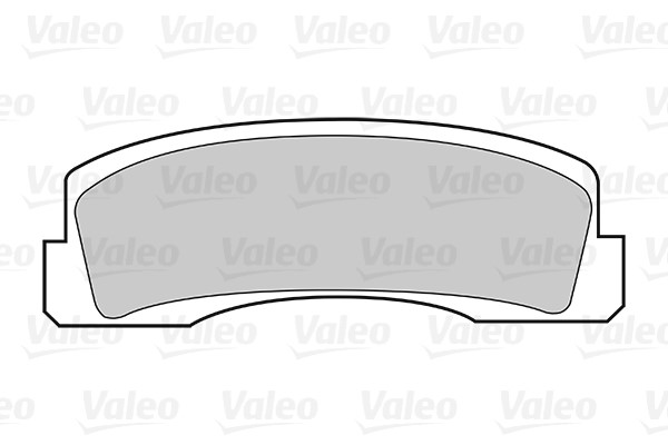 Brake Pad Set, disc brake VALEO 301389 2