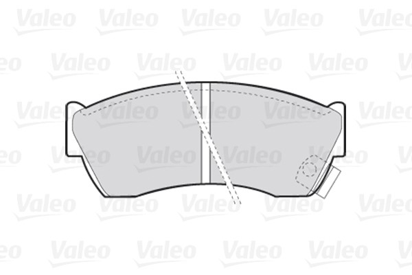 Brake Pad Set, disc brake VALEO 301666 2