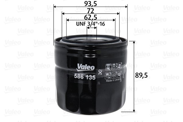 Oil Filter VALEO 586135