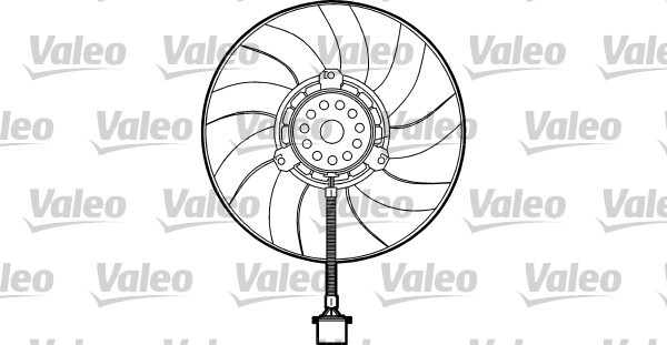 Fan, engine cooling VALEO 698373