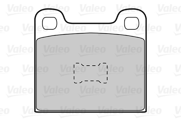 Brake Pad Set, disc brake VALEO 301099 2