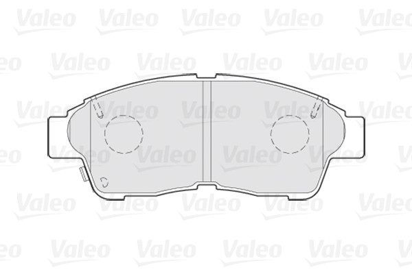 Brake Pad Set, disc brake VALEO 301551 2