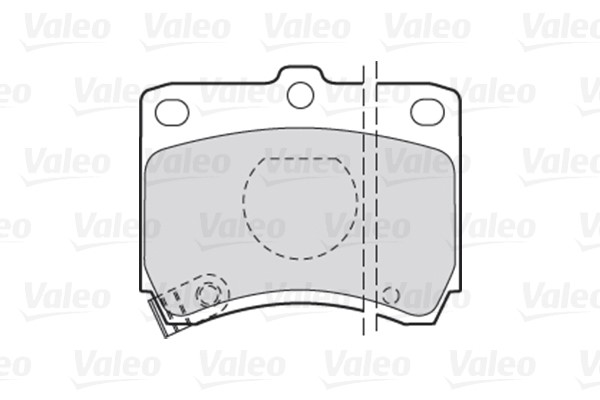 Brake Pad Set, disc brake VALEO 301268 2