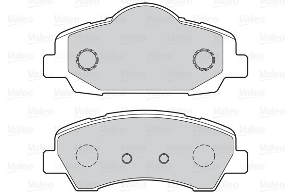 Brake Pad Set, disc brake VALEO 302155 2