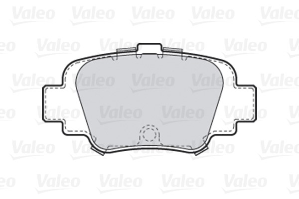 Brake Pad Set, disc brake VALEO 301642 2
