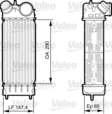 Charge Air Cooler VALEO 818241