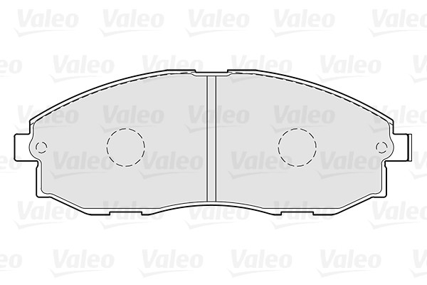 Brake Pad Set, disc brake VALEO 301908 2