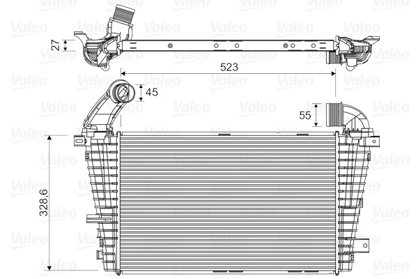 Charge Air Cooler VALEO 818328