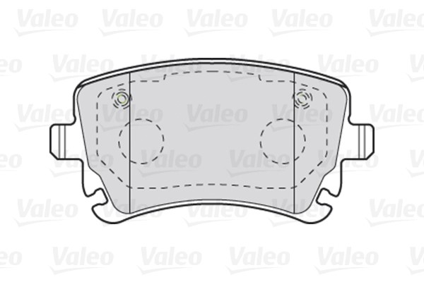 Brake Pad Set, disc brake VALEO 301004 2
