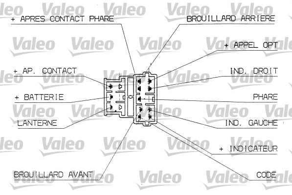 Steering Column Switch VALEO 251304 2