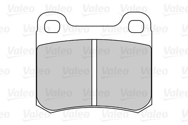 Brake Pad Set, disc brake VALEO 301105 2