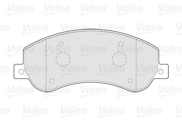 Brake Pad Set, disc brake VALEO 301816 2