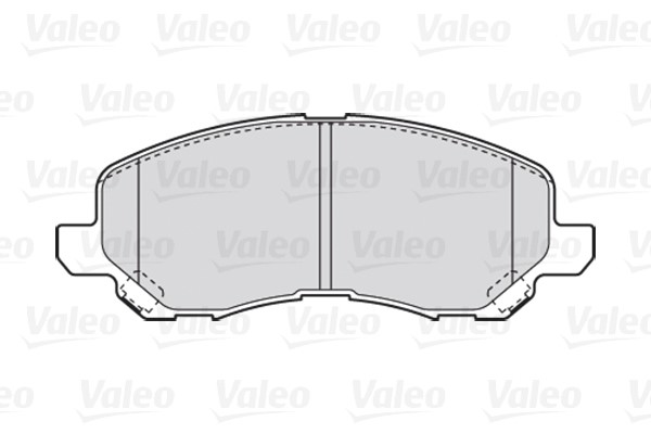 Brake Pad Set, disc brake VALEO 301886 2