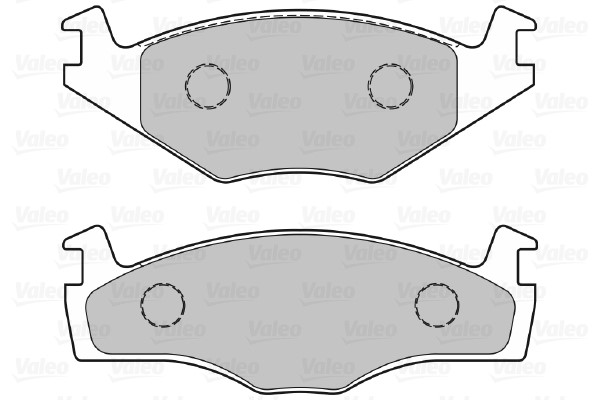 Brake Pad Set, disc brake VALEO 301128 2