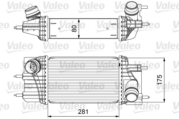 Charge Air Cooler VALEO 818666