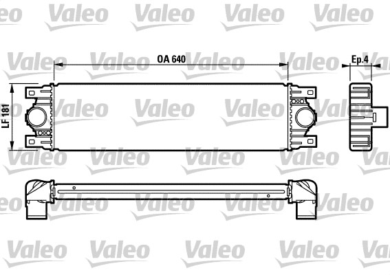 Charge Air Cooler VALEO 817115