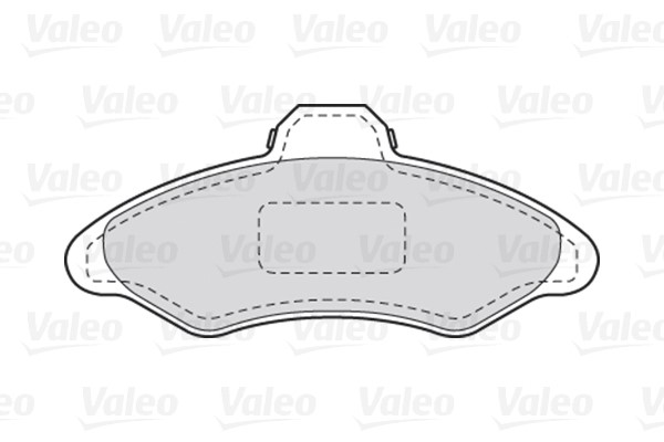 Brake Pad Set, disc brake VALEO 301172 2