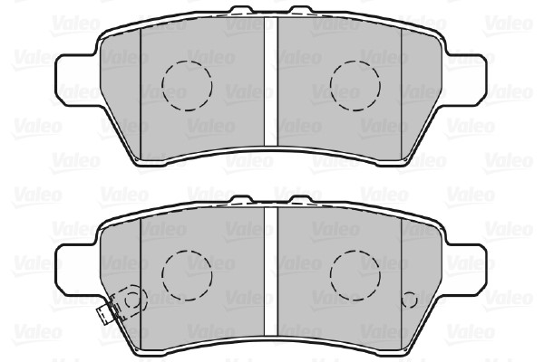 Brake Pad Set, disc brake VALEO 301730 2
