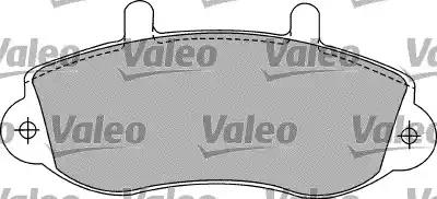 Brake Pad Set, disc brake VALEO 540854 2