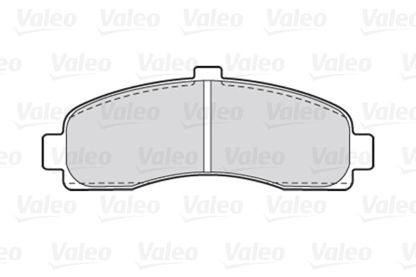 Brake Pad Set, disc brake VALEO 301014 2