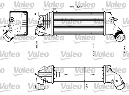 Charge Air Cooler VALEO 817639
