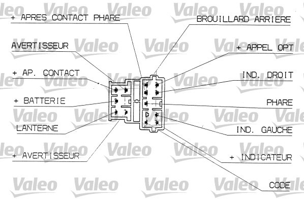 Steering Column Switch VALEO 251308 2