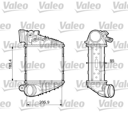 Charge Air Cooler VALEO 817653