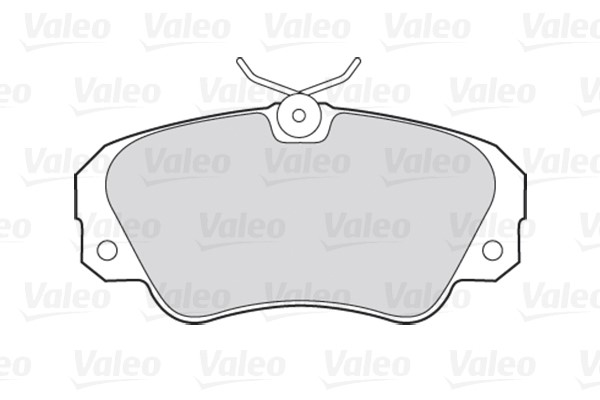 Brake Pad Set, disc brake VALEO 301256 2
