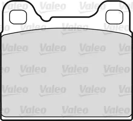 Brake Pad Set, disc brake VALEO 540022