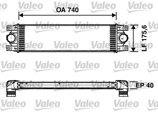 Charge Air Cooler VALEO 817637
