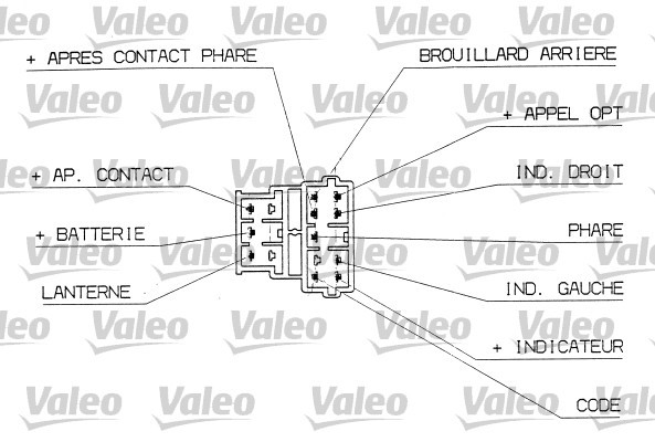 Steering Column Switch VALEO 251305 2