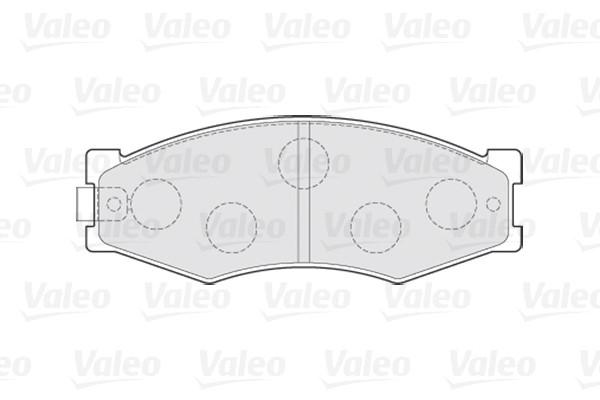 Brake Pad Set, disc brake VALEO 301123 2