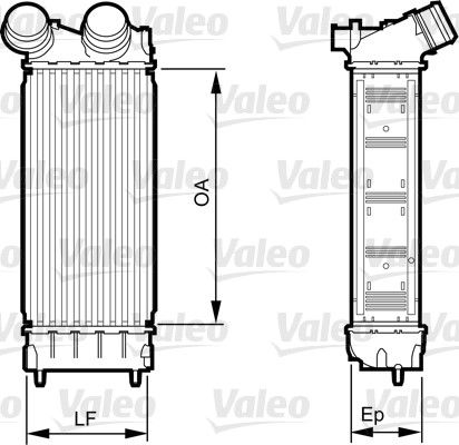 Charge Air Cooler VALEO 818226