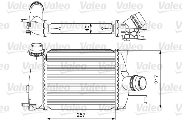 Charge Air Cooler VALEO 818622