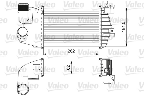 Charge Air Cooler VALEO 818627