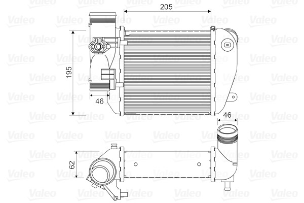 Charge Air Cooler VALEO 818653