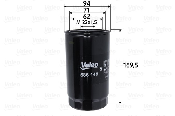 Oil Filter VALEO 586149